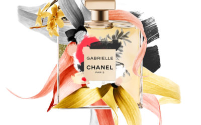Artwork Marie Claire x Chanel Arte para taller promocional de la fragancia Gabrielle de Chanel con Marie Claire